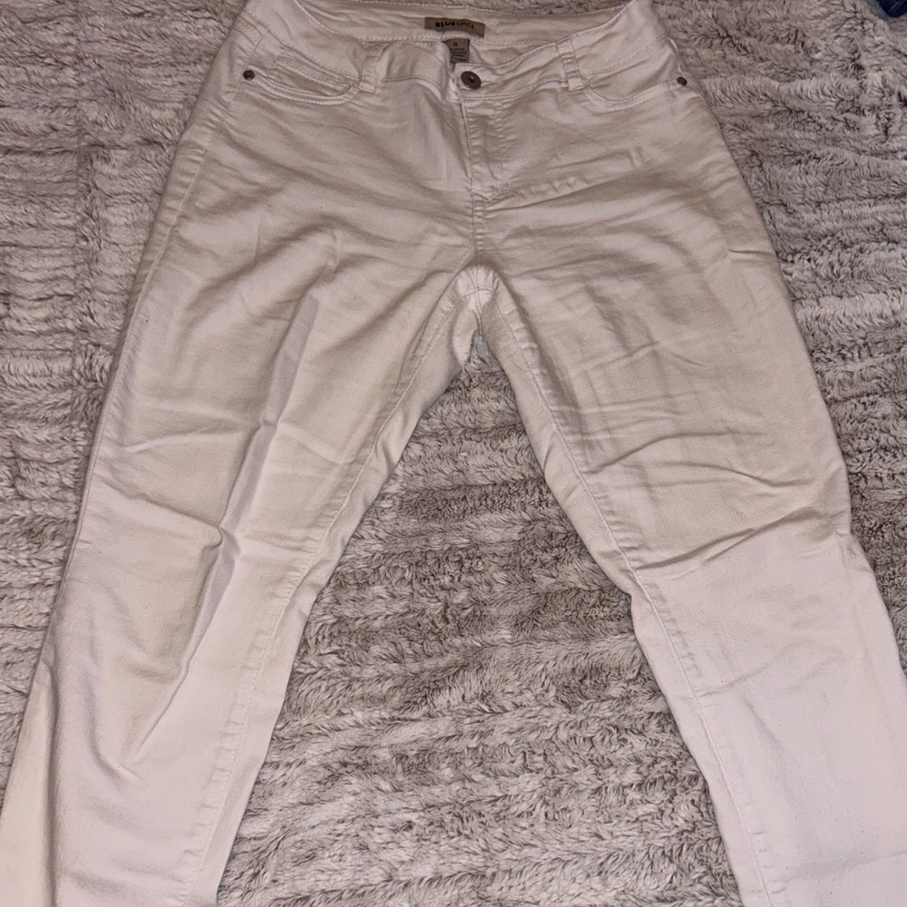 Blue Spice White Jeans